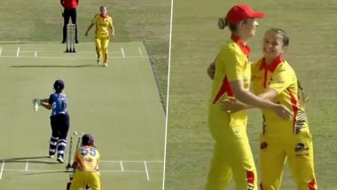 Madalina Chereche, 15-Year-Old Romania Bowler Takes Maiden International Wicket Against Greece Women in Women’s Continental Cup 2023 (Watch Video)