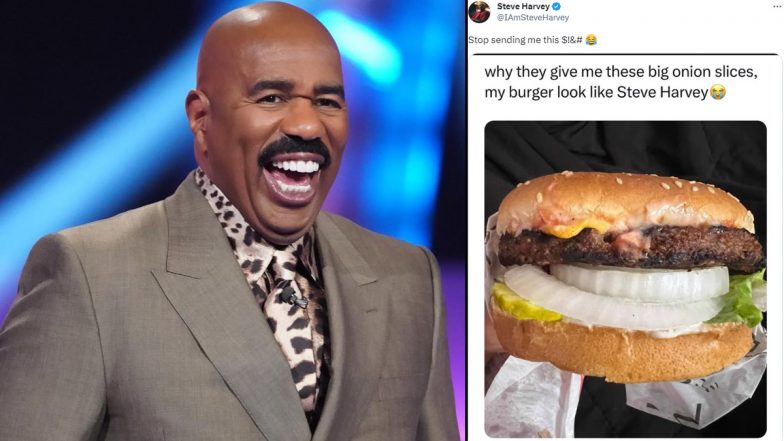 Steve Harvey’s Lookalike is a Burger! American TV Host Asks Fans to Stop Sending Him Pics of Burger That Look Like Him in Hilarious Tweet