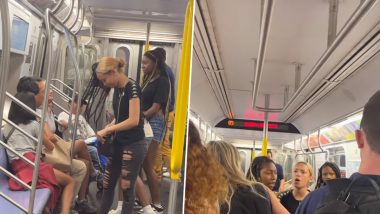 Hate Crime on NYC Subway Video: Asian Woman Punched, Her Family Harassed by Teenage Girls on New York City Subway Train; Probe Underway