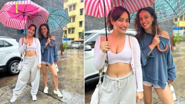 Neha Sharma Enjoys Mumbai Monsoon With Sister Aisha Sharma, Actress Shares Comfy Pics in Casual Outfits