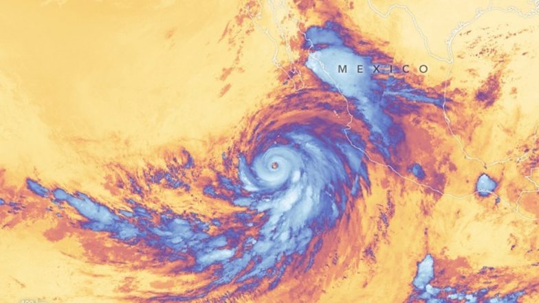 Hurricane Hilary Storm Pic: NASA Shares Visuals of Hurricane Hilary Captured With NOAA Satellites