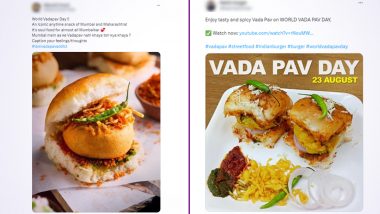 World Vada Pav Day 2023 Wishes: Netizens Share Fun Facts and Messages on X To Celebrate the Iconic Maharashtrian Snack