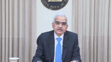 RBI Repo Rate Update: Reserve Bank of India Maintains Pause for Third Time in a Row; Keeps Repo Rate Unchanged at 6.5%, Announces Governor Shaktikanta Das (Watch Video)