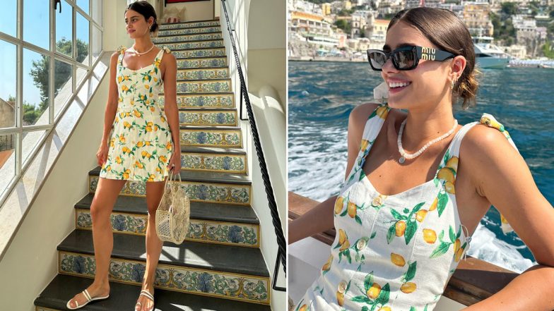 Taylor Hill Vacays in Style, Supermodel Shares Gorgeous Pics in Sleeveless White Mini Dress