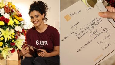 Ghoomer: Amitabh Bachchan Sends a Heartwarming Appreciation Note to Saiyami Kher for Her Performance