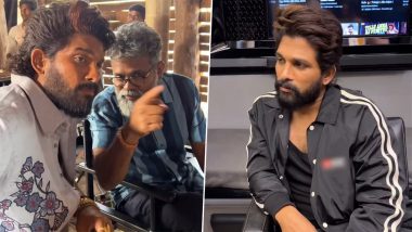 Pushpa 2–The Rule: Allu Arjun Takes Viewers on Sets of His Upcoming Film for First Time and Shares Glimpses of His Life on Instagram! (Watch Video)