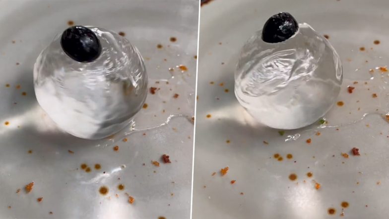 Transparent Gulab Jamun! Video of Bizarre Dessert That Looks Like Ice Goes Viral, Netizens Have Hilarious Reactions (Watch)