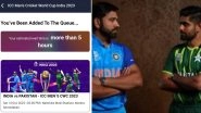 Disappointed Fans React After Facing Long &lsquo;Queues&rsquo; While Buying India vs Pakistan ICC Cricket World Cup 2023 Tickets Online