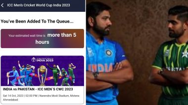 Disappointed Fans React After Facing Long ‘Queues’ While Buying India vs Pakistan ICC Cricket World Cup 2023 Tickets Online