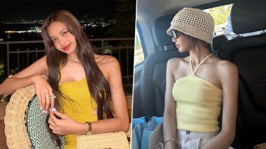 BLACKPINK's Lisa Shares Stylish Vacay Pics in Yellow Dress and Cross Halterneck Crop Top and Baggy Pants