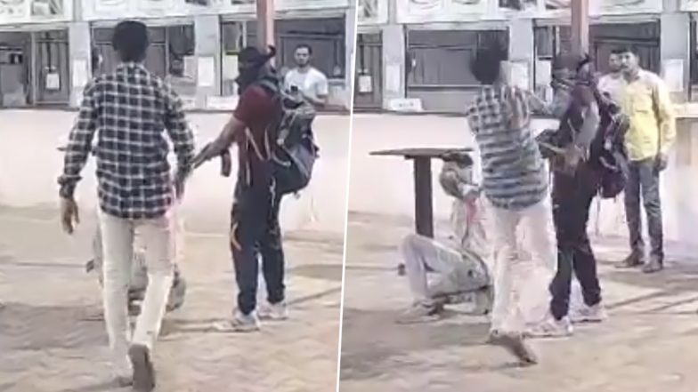 Mock Drill At Temple Goes Wrong as Man Attacks, Rain Slaps on 'Terrorist' in Maharashtra's Dhule (Watch Video)