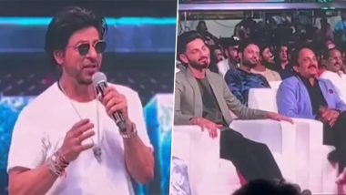 Jawan Pre-Release Event: Check Out Shah Rukh Khan's Grand Speech in Chennai Ahead of His Upcoming Film’s Release - WATCH!