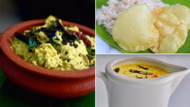 Onam Sadya 2023 Dishes: List of Mouthwatering Food Dishes For the Traditional Feast To Celebrate Kerala Harvest Festival (Watch Recipe Videos)