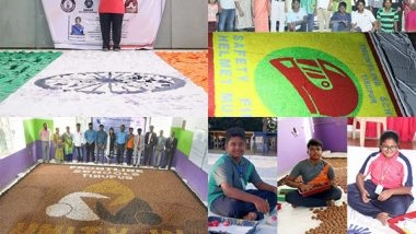 Business News | Frontline School Students Make Record-Breaking Artworks, Inspiring Unity, Peace, and Environmental Conservation