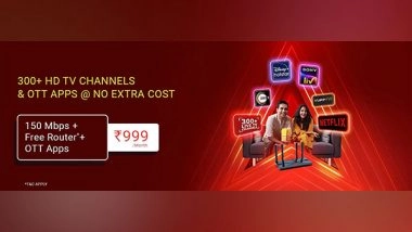 Business News | Revolutionizing Internet Speeds: Act Fibernet Launches the Fastest Internet Plan in Delhi