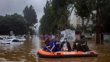 World News | China: 11 People Killed, 27 Others Missing Amid Flooding in Beijing 