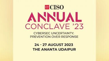 Business News | 100+ CISOs, 1000+ Minutes of Networking, and 25+ Sessions: ET CISO Annual Conclave Set to Host Cybersecurity Leaders