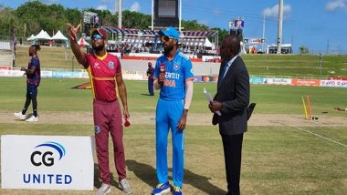 Sports News | WI Vs Ind, 3rd ODI: West Indies Put India to Bat First; Rohit, Virat Rested Again in Series Decider