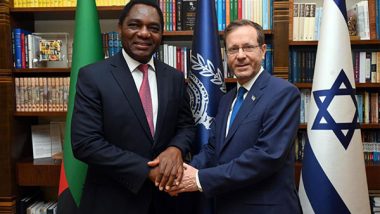 World News | Israeli, Zambian Presidents Hold Talks in Jerusalem