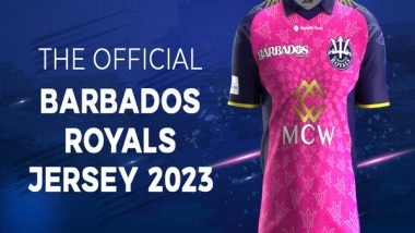Sports News | Barbados Royals Unveil New Jersey for Caribbean Premier League 2023