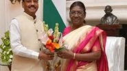India News | Former Jharkhand CM Raghubar Das Meets President Droupadi Murmu