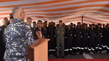 World News | Oman: Indian Navy Chief Interacts with INS Trinkand Mission Crew in Duqm