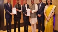 Business News | Karnataka, Foxconn Sign Letter of Intent for Two Projects Worth Rs 5,000 Cr: Minister MB Patil