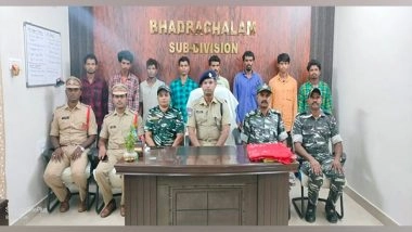 India News | 8 Members of Banned CPI-Maoist Group Arrested in Telangana During Joint Combing Operation