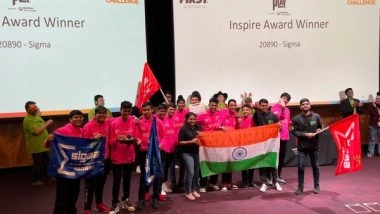 Business News | High School Robotics Team Sigma Makes India Proud at a Global Platform with Their Make In India Robot