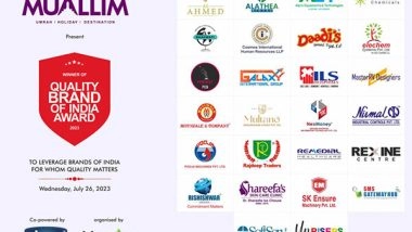 Business News | Winners of 1st Edition of Quality Brand of India Award 2023 Announced by Blossom Media