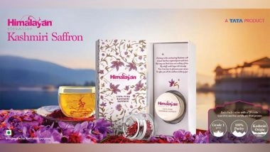 Business News | Tata Consumer Products Enters Kashmiri Saffron Segment with Premium Grade 1 Saffron Under Its Himalayan Brand