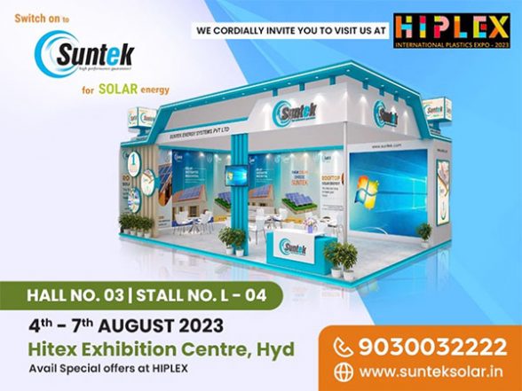 Business News | Suntek No.1 Solar Company is Participating in HIPLEX 2023 - Leading the Solar Revolution - Vimarsana News
