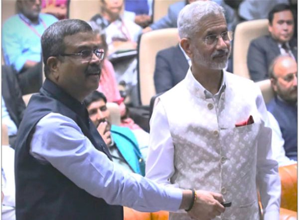India News | Union Education Minister Pradhan, EAM Jaishankar Launches Study in India Portal in Delhi