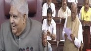 India News | &ldquo;Sir, I&rsquo;m Married for More Than 45 Years&hellip;&rdquo; Dhankar, Kharge's Banter Makes Rajya Sabha MPs Burst into Laughter