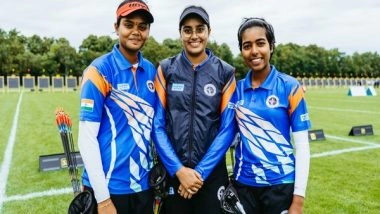 Sports News | World Archery Championships: Indian Women’s Compound Team Wins Historic Gold Medal