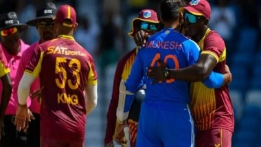 Sports News | India, West Indies Penalised for Slow Overrate in First T20I