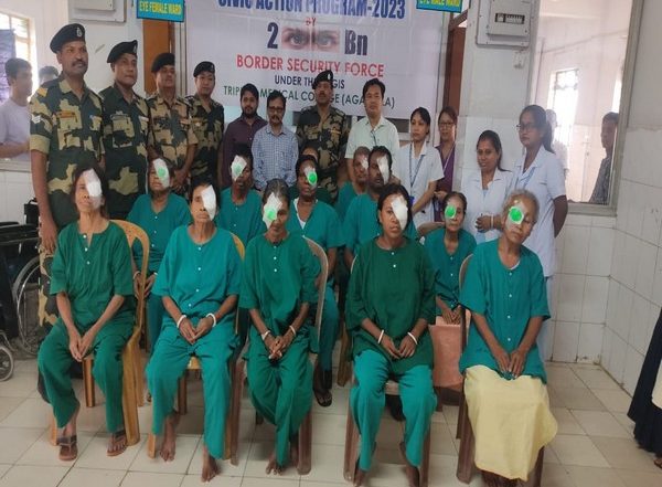 India News | Tripura: BSF Organises Free Cataract Eye Surgery Camp in Agartala