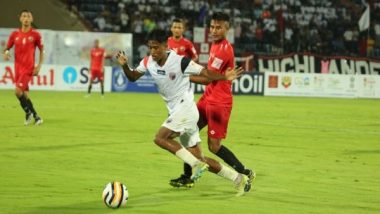 Sports News | Durand Cup: Parthib Hattrick Highlights Fluent NorthEast United Win over Shillong Lajong