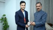 India News | World University Games: Himachal CM Sukhu Congratulates Surya Pratap Banshtu for Winning Bronze Medal in Shooting