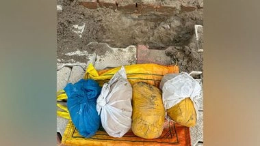 India News | Heroin Recovery Case: Punjab Police Retrieve 4 Kg More Heroin from Arrested Drug Smuggler's Village