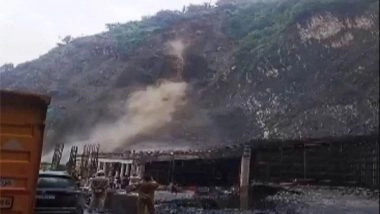 India News | Jammu-Srinagar NH Blocked Due to Landslide in Ramban Area