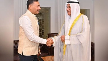 World News | Kuwait: Indian Envoy Discusses Prospects of Bilateral Relations with Speaker of National Assembly