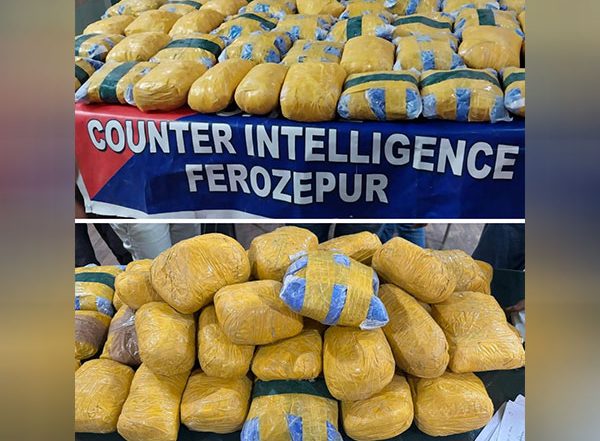 Punjab Police Recovers 77 Kg of Heroin Along With Three Pistols, Four Smugglers Arrested