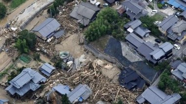 World News | Japan: Severe Tropical Storm Khanun Returns to Okinawa, Chances of Floods, Landslides High