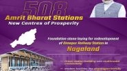 India News | Nagaland: Dimapur Railway Station Part of Redevelopment Plans Under 'Amrit Bharat Station'