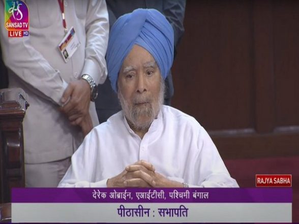 India News | Former PM Manmohan Singh Attends Rajya Sabha During Discussion on Delhi Services Bill - Vimarsana News
