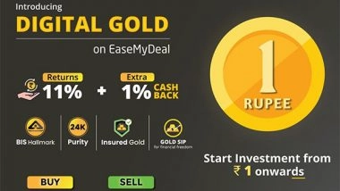 Business News | EaseMyDeal Partners with Augmont Gold to Launch Digital Gold and Silver On Its Platform