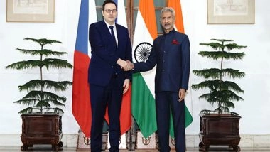 World News | EAM Jaishankar Discusses Important Global Issues, Bilateral Ties with Czech Foreign Minister Jan Lipavsky