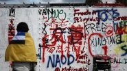 World News | Chinese Political Slogans in London's Graffiti Area Sparks Row