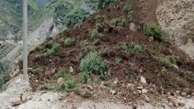India News | Traffic Disrupted as Landslide Strikes Theog in Himachal Pradesh